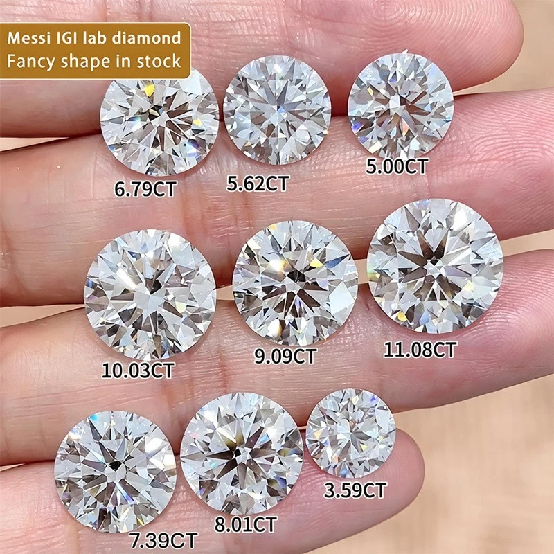 2 Carat Round Lab Created Diamond factory