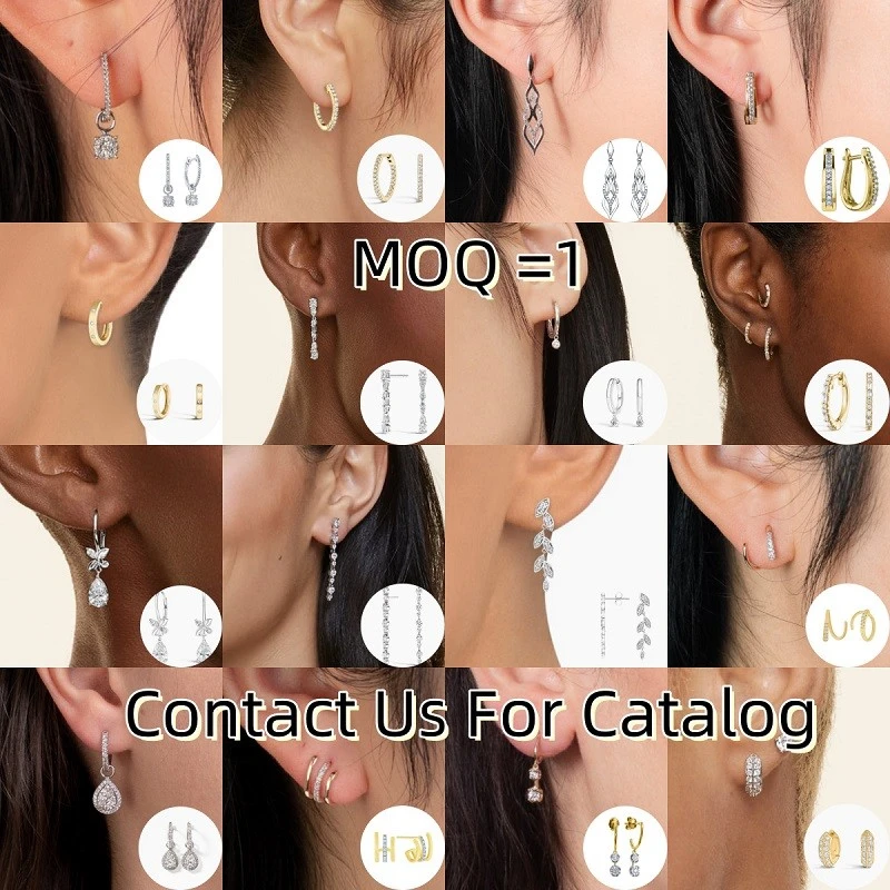 Emerald Cut Diamond Earrings suppliers