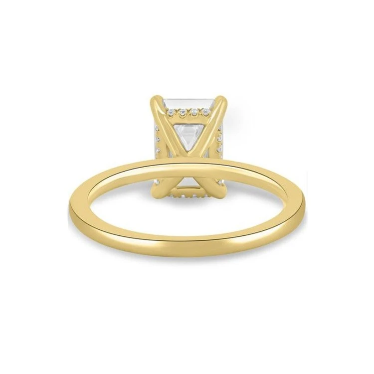 Emerald Cut Diamond With Hidden Halo suppliers