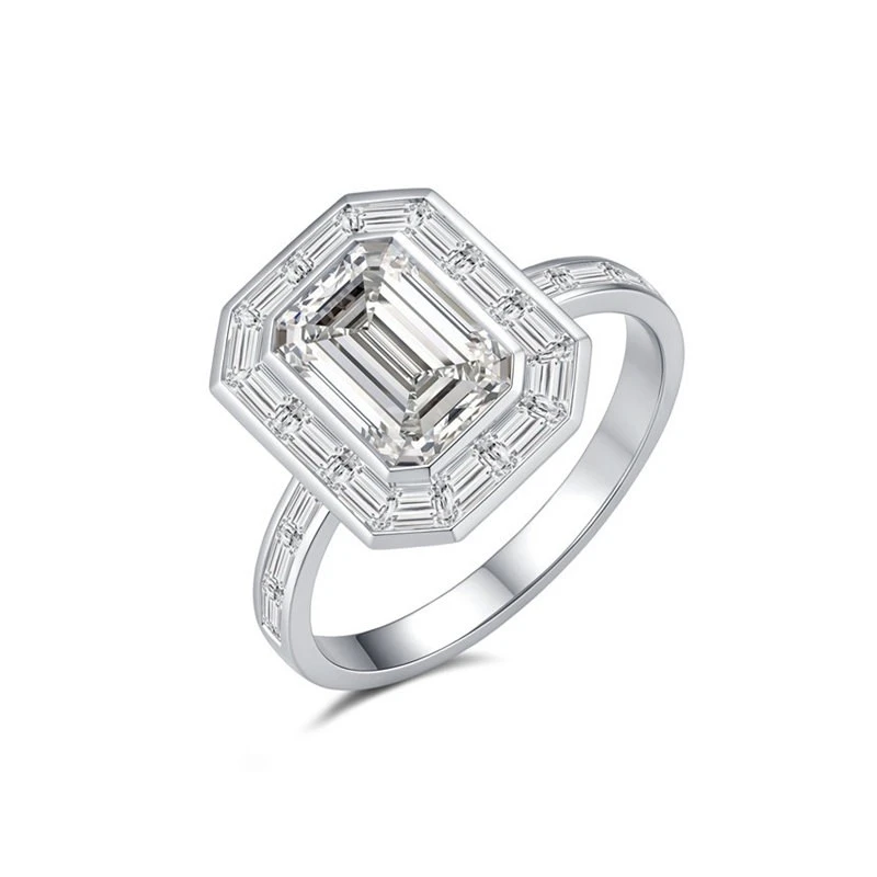 Octagon Halo Engagement Ring suppliers