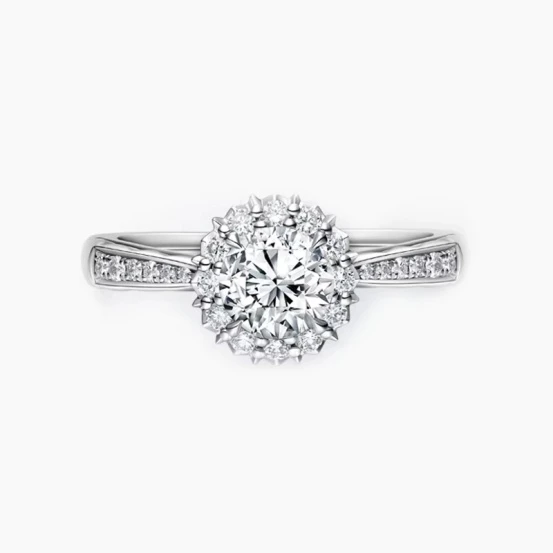 Round Diamond With Halo
