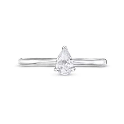 1 Carat Pear Shaped Diamond Ring
