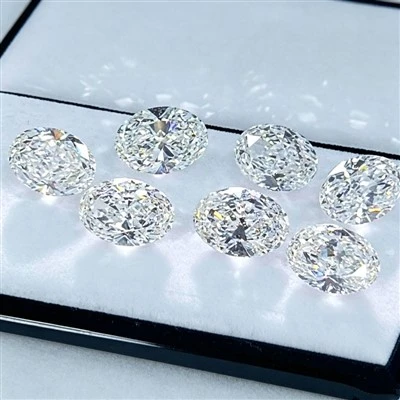 Lab Created Oval Diamond