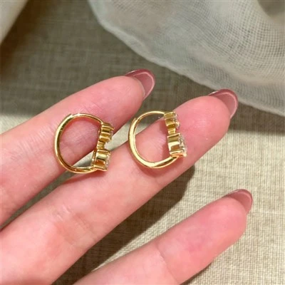 Lab Grown Diamond Hoop Earrings