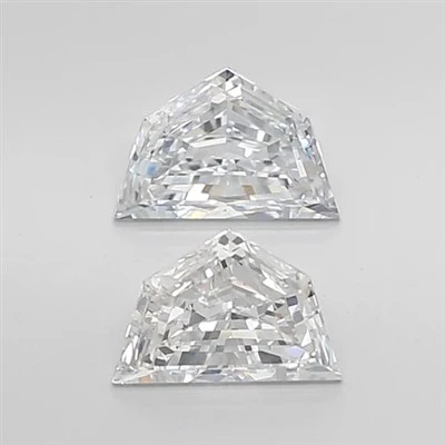 Matched Pair Epaulette Cut Diamonds