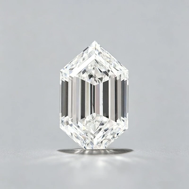 Step Cut Hexagon Diamond Loose Stones factory